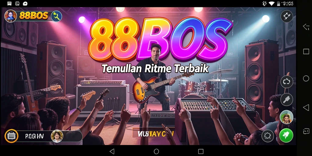 Tampilan antarmuka permainan <strong>88BOS</strong> yang menarik dan penuh warna.