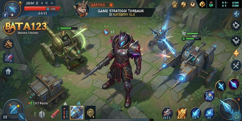 Tampilan menarik gameplay strategis di BATA123.