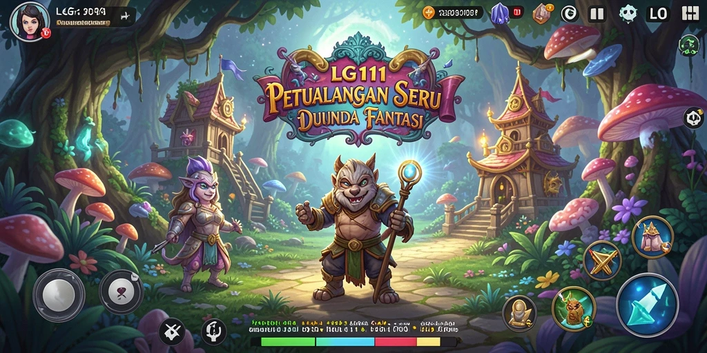 Tampilan menarik dari gameplay petualangan LG111 yang seru.