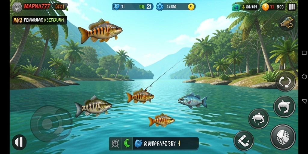 Tangkapan ikan besar dalam gameplay MAPNA777 yang mendebarkan.