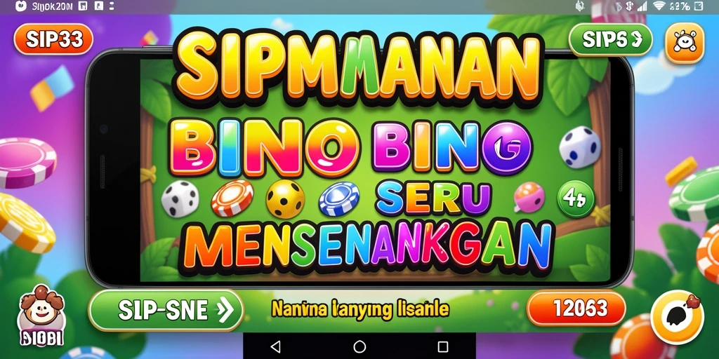Tampilan menarik dari gameplay SIP33 saat bermain Bingo.